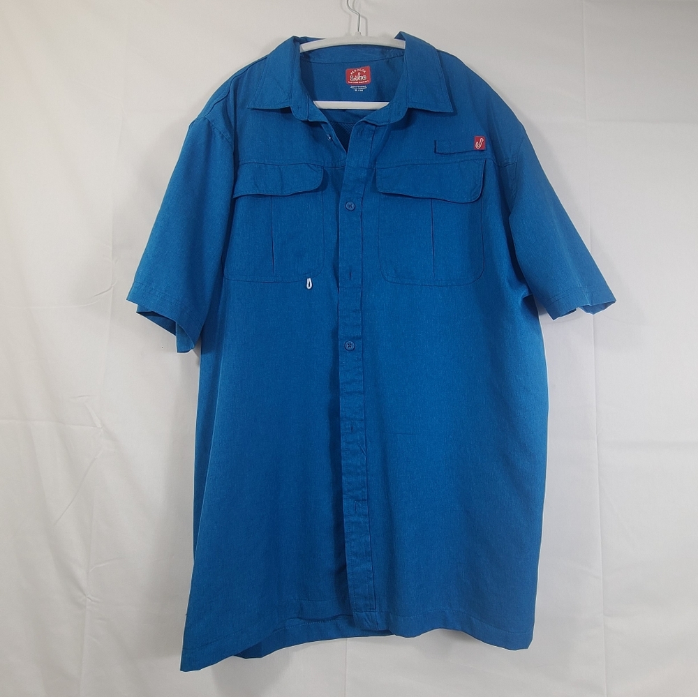 Red Hook Lure Blue Fishing Shirt Size XL